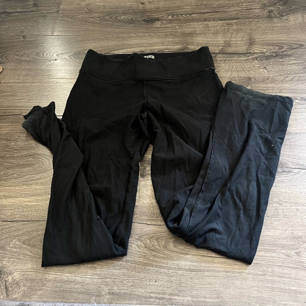 Black flare legings